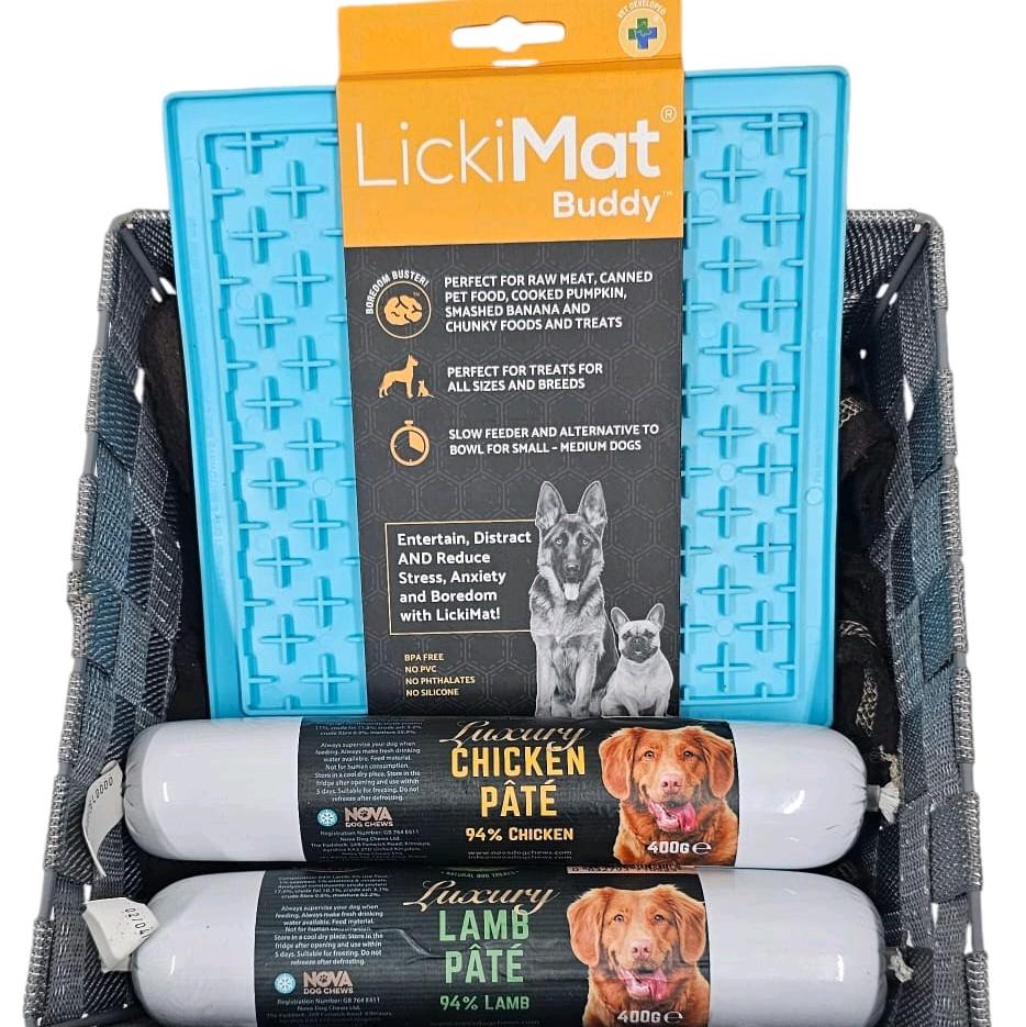 LickiMat Dog Treat Bundle with 2 Pate