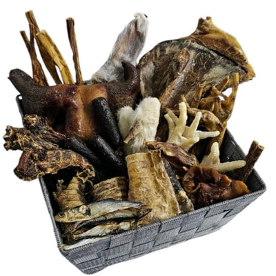 40 Item Natural Dog Treat Variety Mixed Box