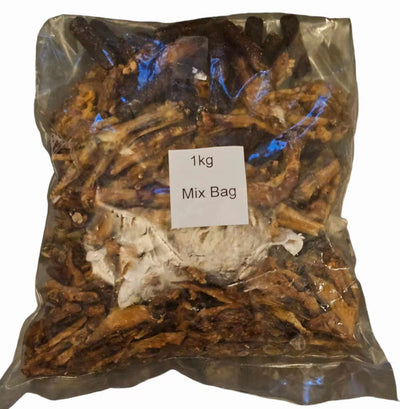 1kg mixed bag of natural treats