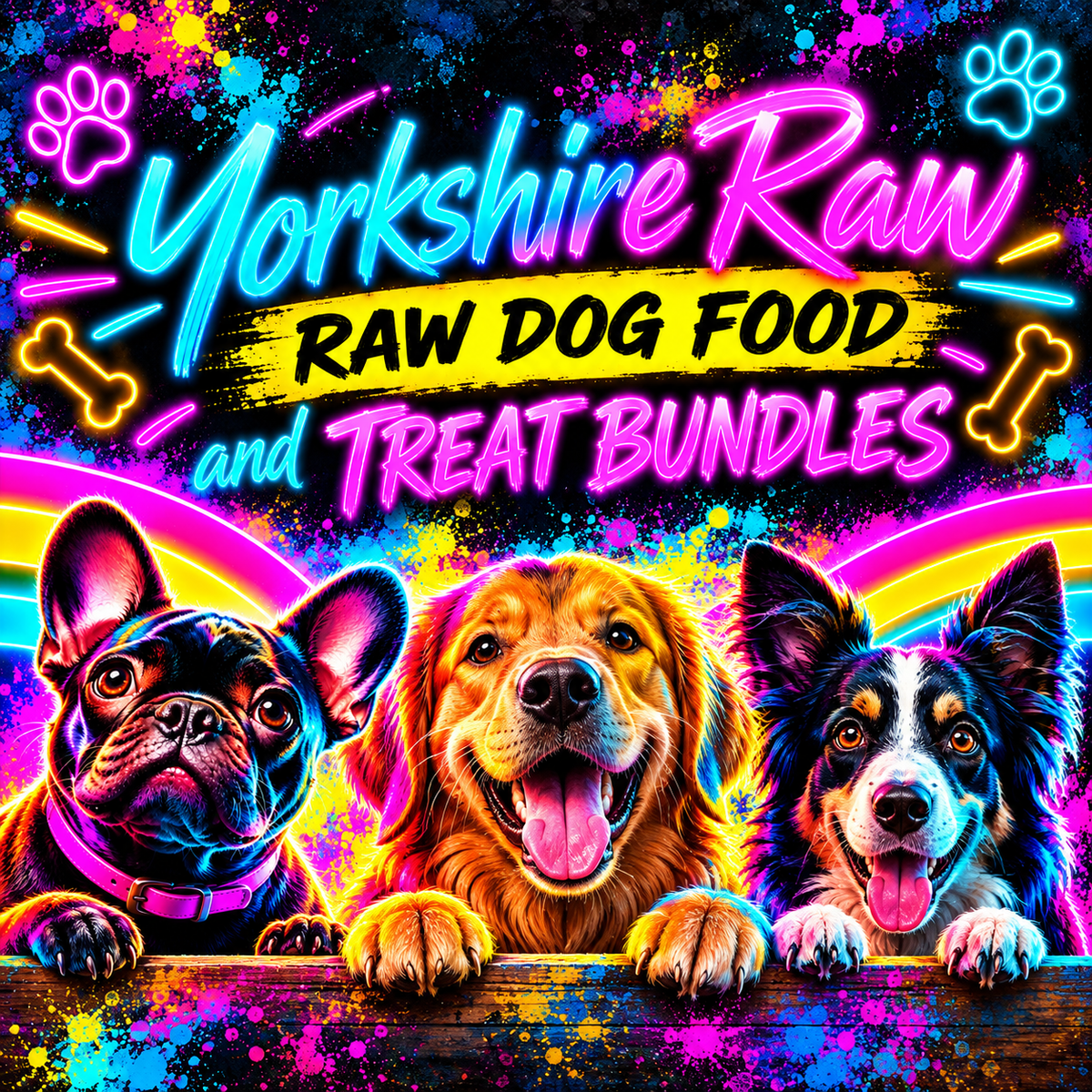 Raw dog food and treat bundles