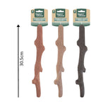 RUBBER & WOOD STICK DOG TOY