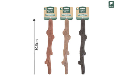 RUBBER & WOOD STICK DOG TOY