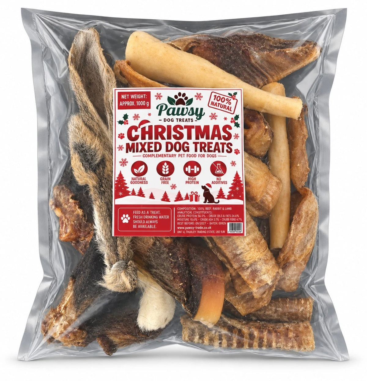 christmas natural treat variety bag