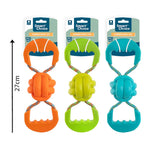 RUBBER & ROPE PULL DOG TOY
