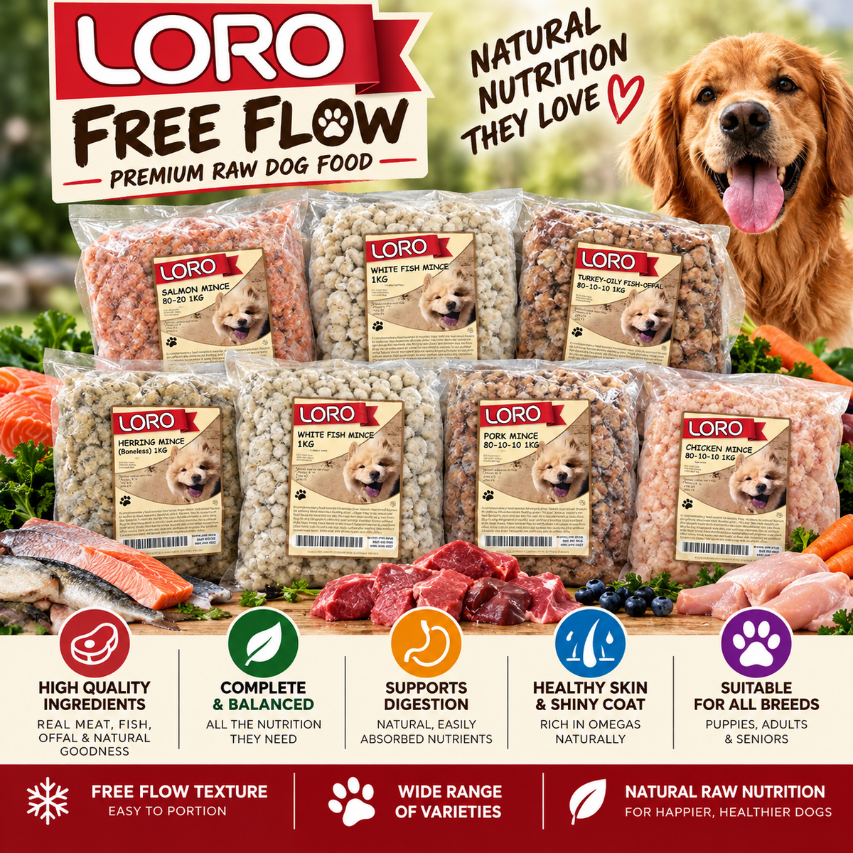 Loro free flow mince