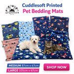 Cuddlesoft Digi Printed Luxury Pet Dog Soft Crate Mat