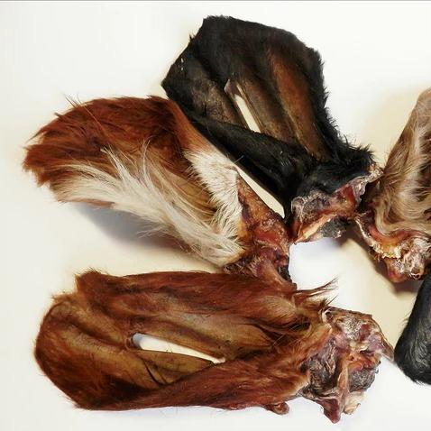 Beef ear with fur