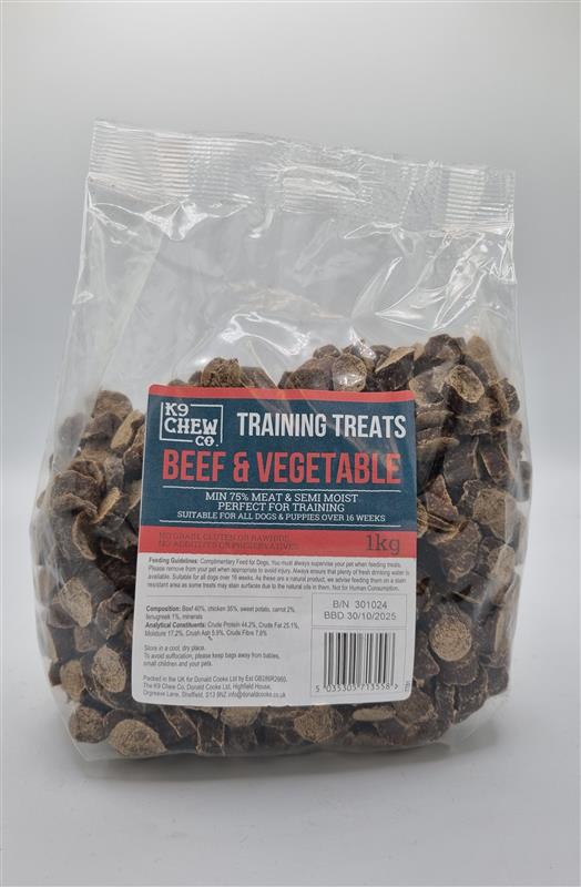 Training Treats cut sausages 1kg