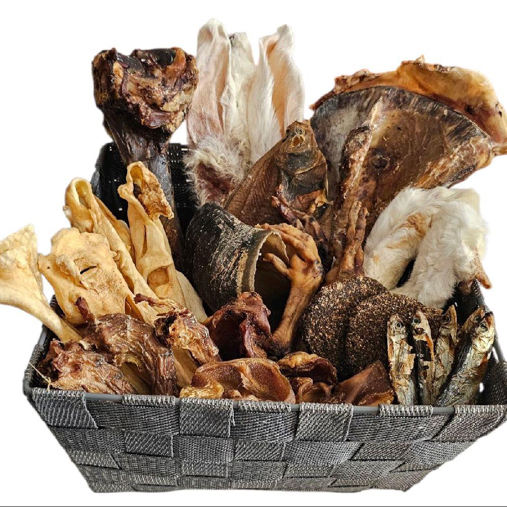 Luxury 40 Item Natural Dog Treat Variety Mixed Box