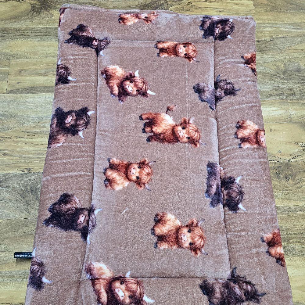 Cuddlesoft Digi Printed Luxury Pet Dog Soft Crate Mat