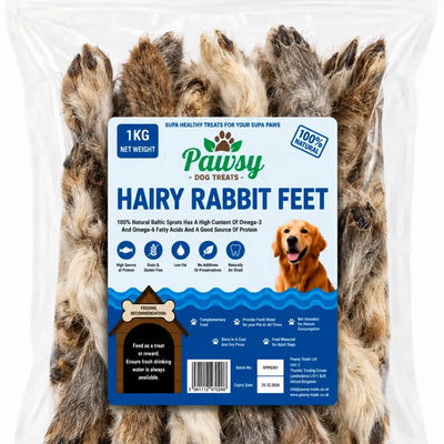 1kg Hairy rabbit feet