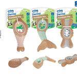 DENTAL BAMBOO & RUBBER DOG TOY