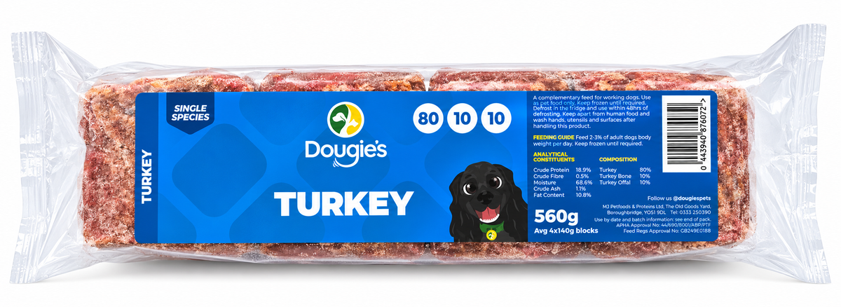 12 packs dougies raw dog food