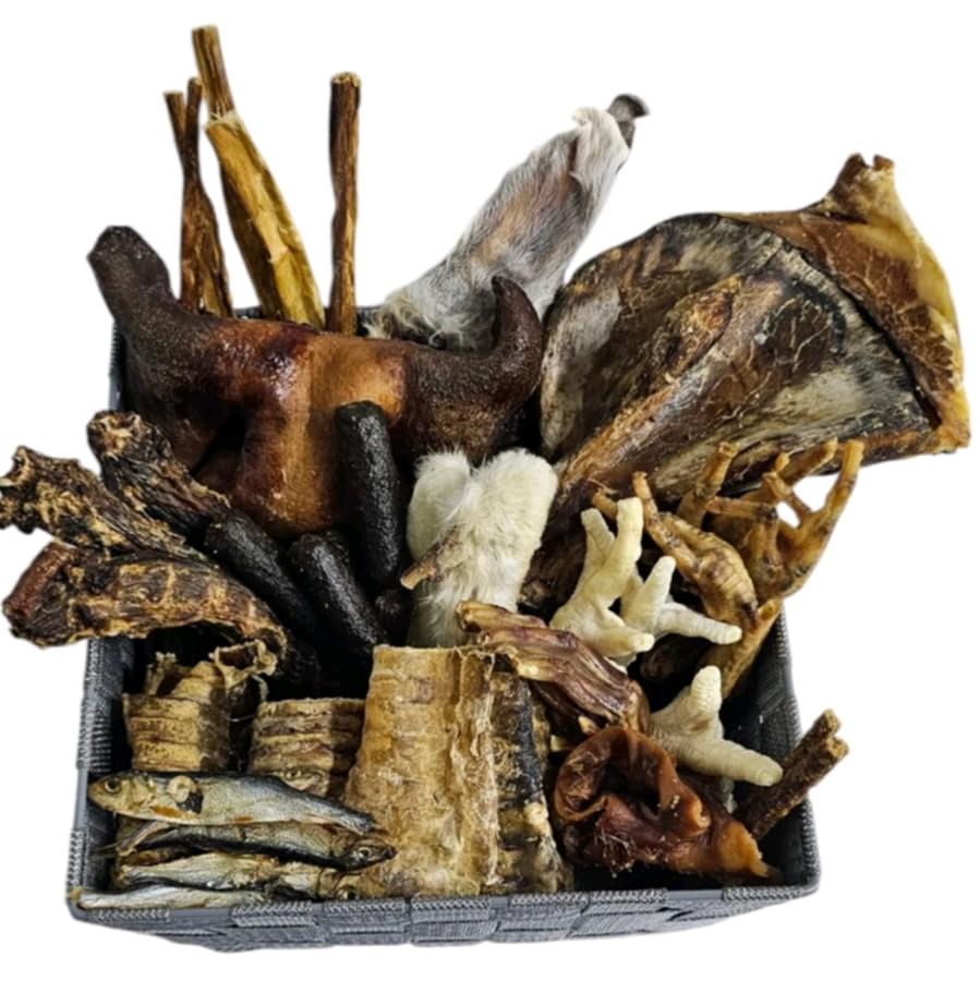 40 Item Natural Dog Treat Variety Mixed Box