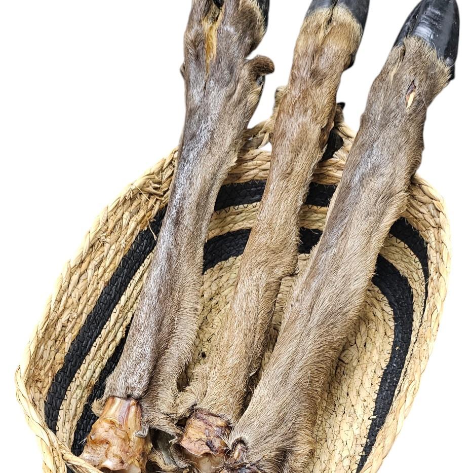 Giant jumbo hairy deer legs