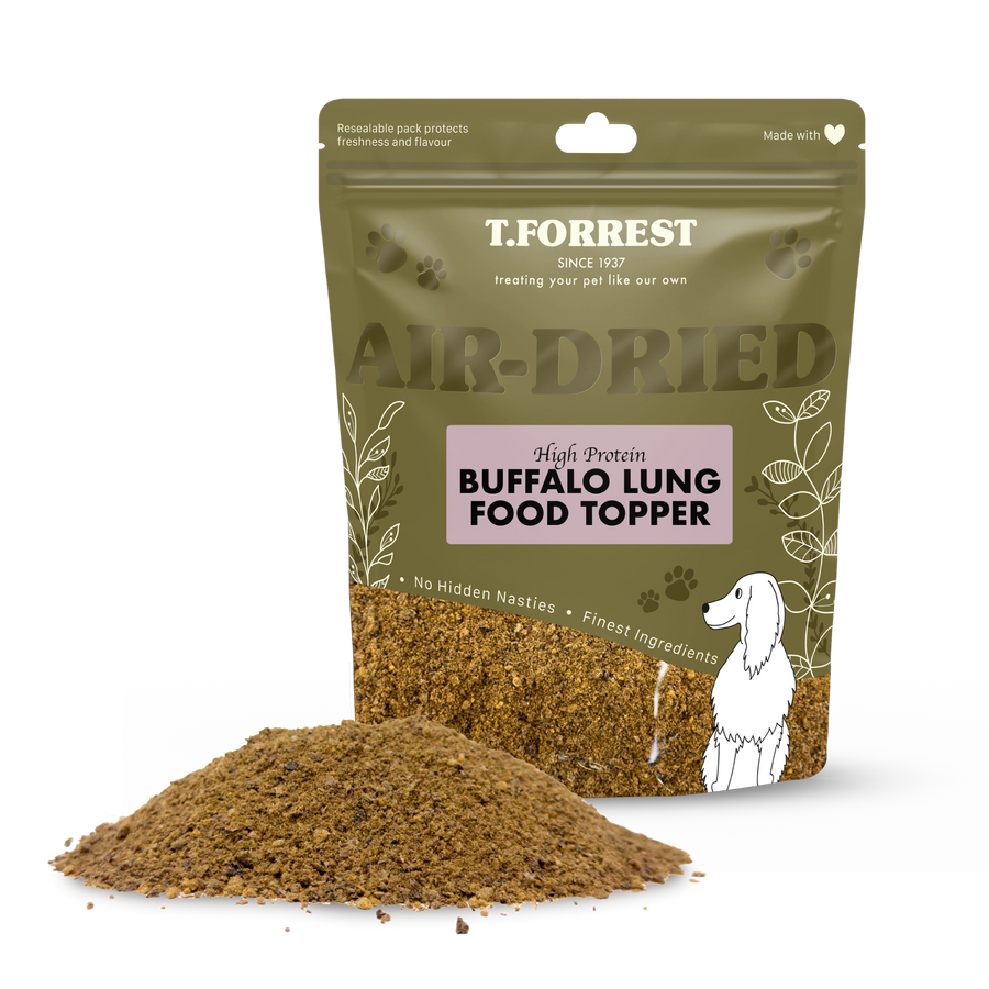 Buffalo lung food topper