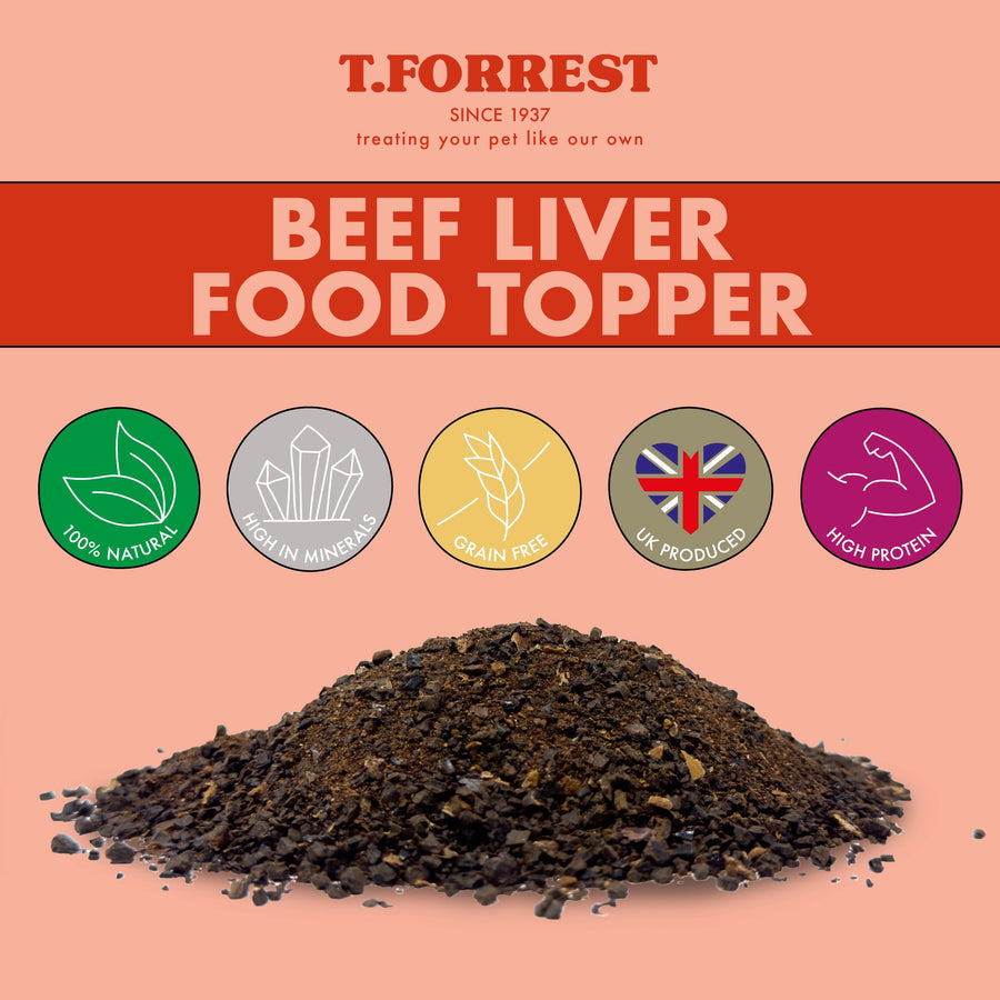 Beef liver food topper