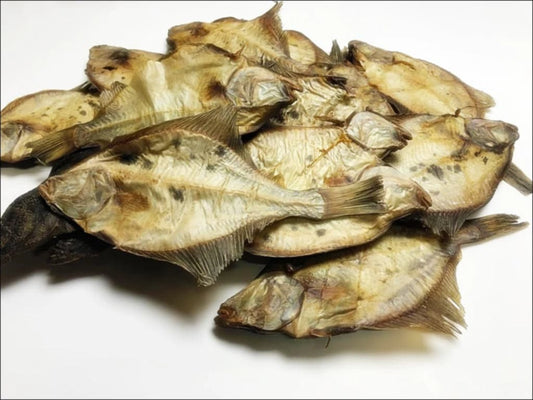 Dried flounder fish