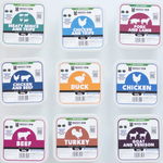 500g Mersey Raw premium raw dog food single packs