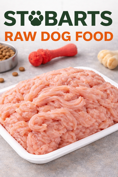 454g Stobart raw Dog food chub "Just chicken mince"